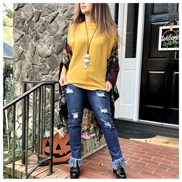 Sweaters - LAST ONE✨PARIS✨Gorgeous Mustard dolman sweater